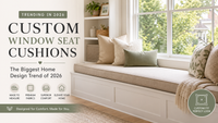 Custom Window Seat Cushions: The Biggest Home Design Trend of 2026