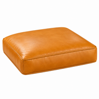 Custom Leather Rocking Chair Seat Cushion | Made-to-Measure Chair Pad