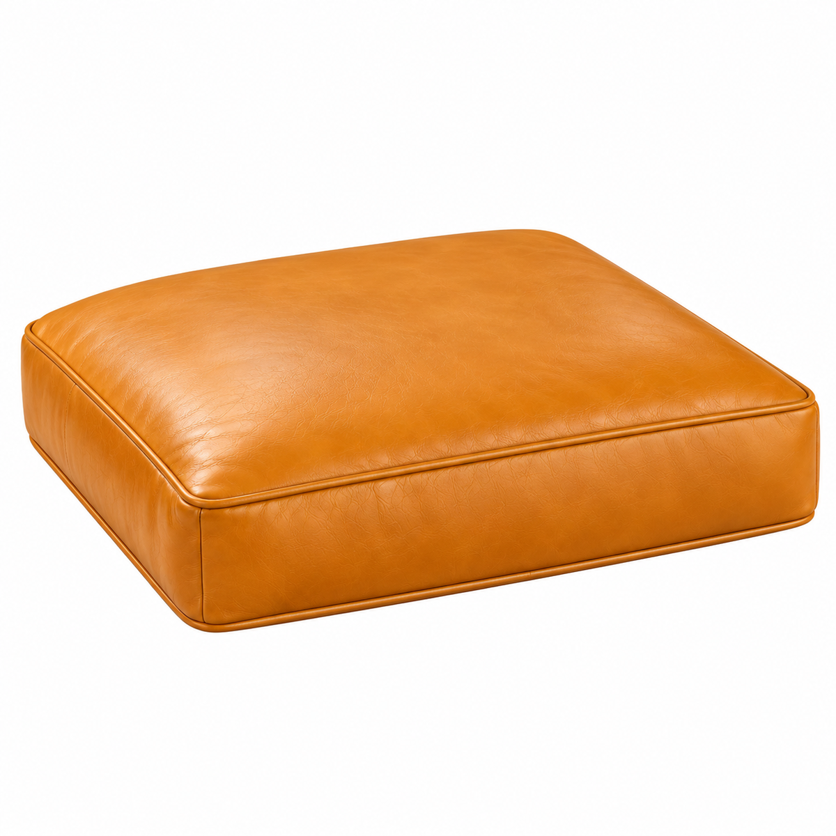 Custom Leather Rocking Chair Seat Cushion | Made-to-Measure Chair Pad