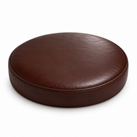 Custom Leather Bar Stool Cushions | Round & Counter Stool Seat Pads