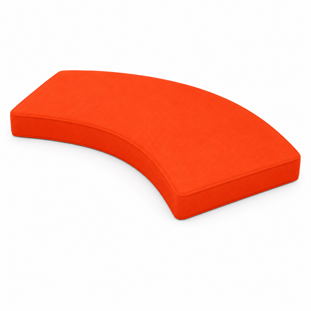 Custom Curved Cushion Cover | Made-to-Measure Curved Seating Cover