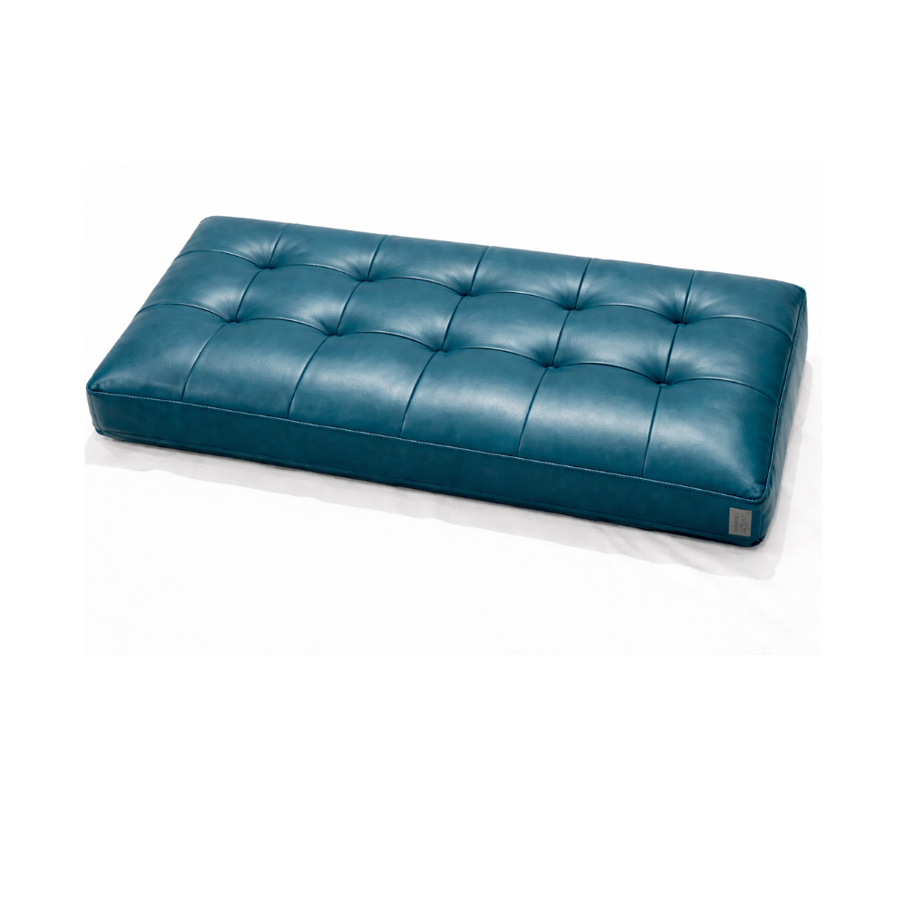 Leather Tufted Mudroom Cushions