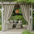 outdoor curtains with grommets