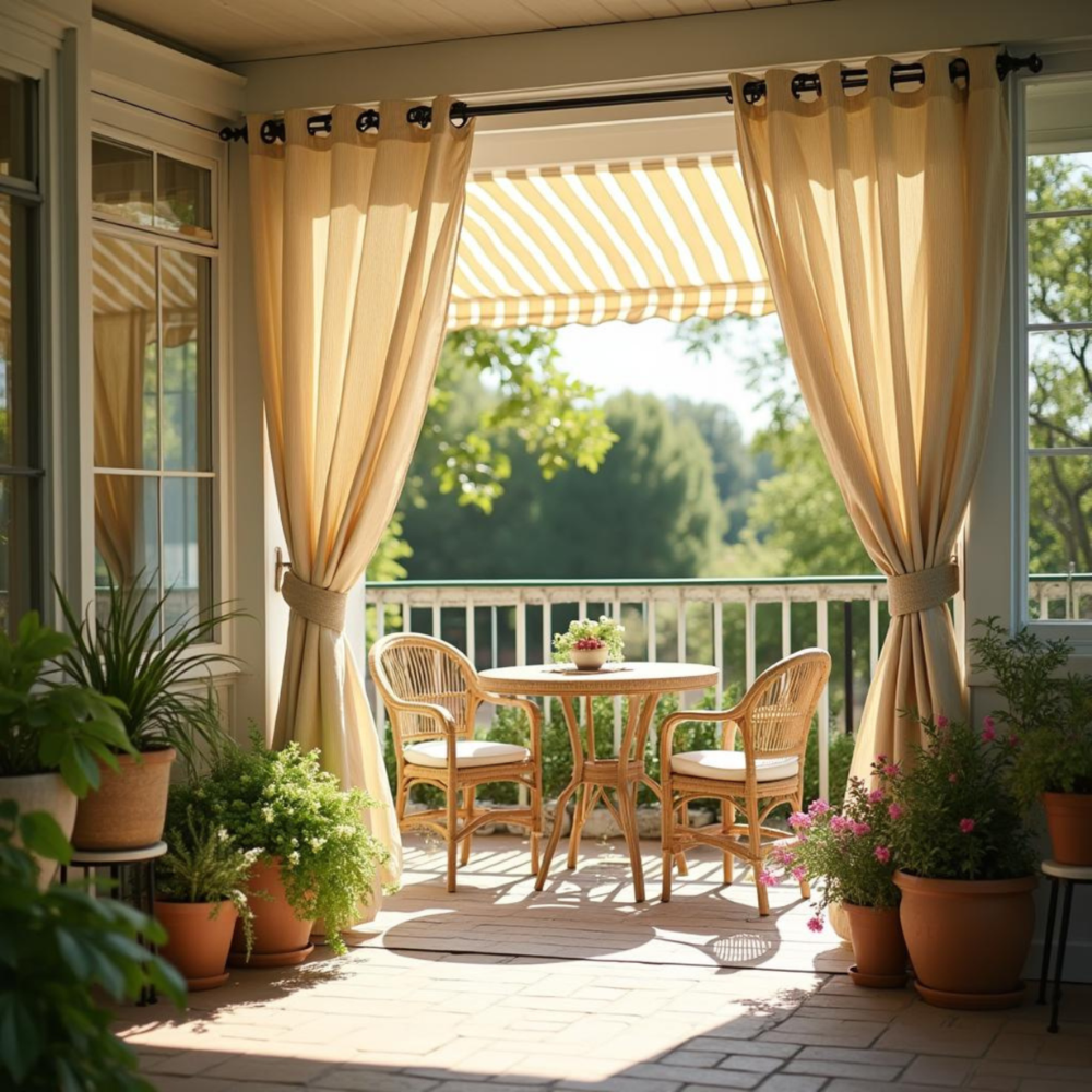 Custom Sunbrella® Outdoor Curtains – Weather-Resistant, UV-Protected & Fadeproof Patio Drapes