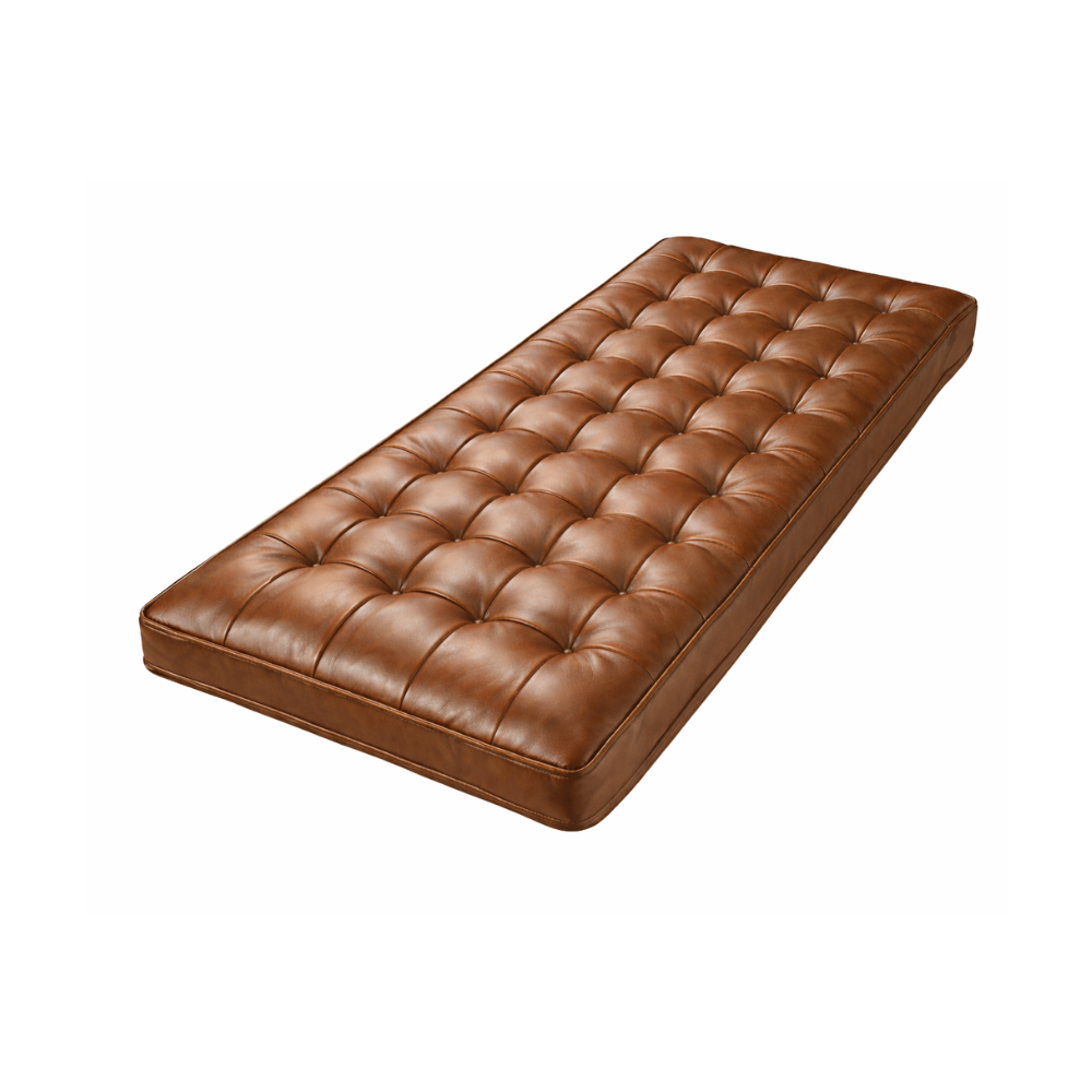 Tufted Leather Day Bed Cushions