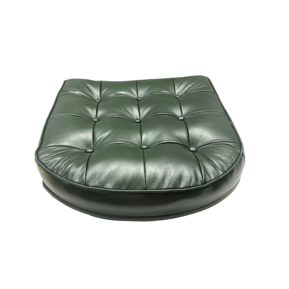 Leather Tufted Button Chair Pads