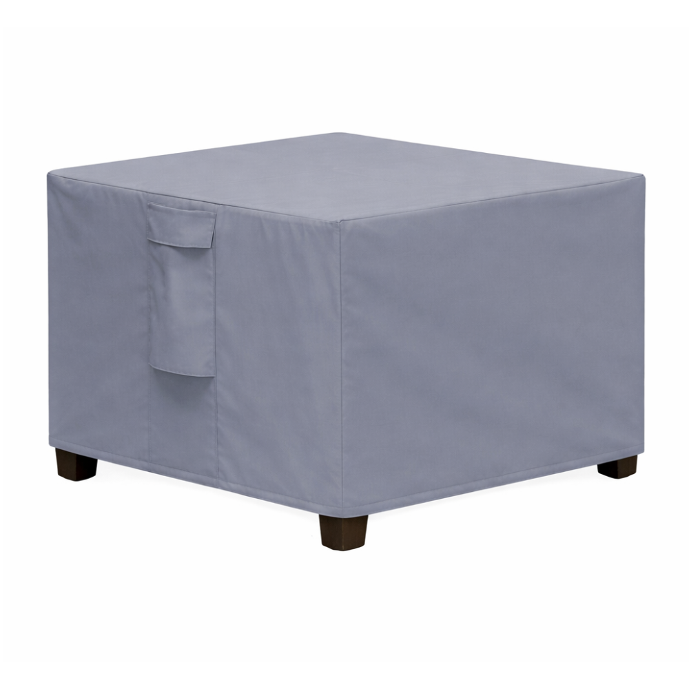 Outdoor Ottoman Cover – Custom Waterproof Patio Footstool Furniture Cover