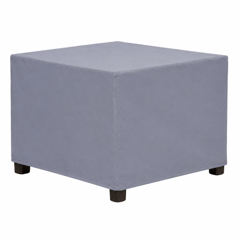 Outdoor Ottoman Cover – Custom Waterproof Patio Footstool Furniture Cover