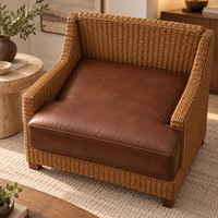 Custom T-Shaped Leather Seat Cushions | Sofa & Chair Replacement Cushions