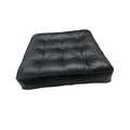tufted leather ottoman cushions
